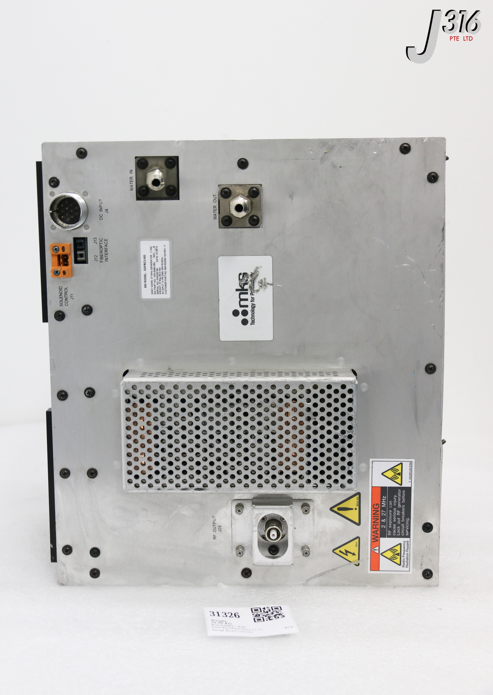 げんページ 31326 MKS / ENI RF GENERATOR, 27MHZ, 000-9286-083 DOFBC2-083 | eBay